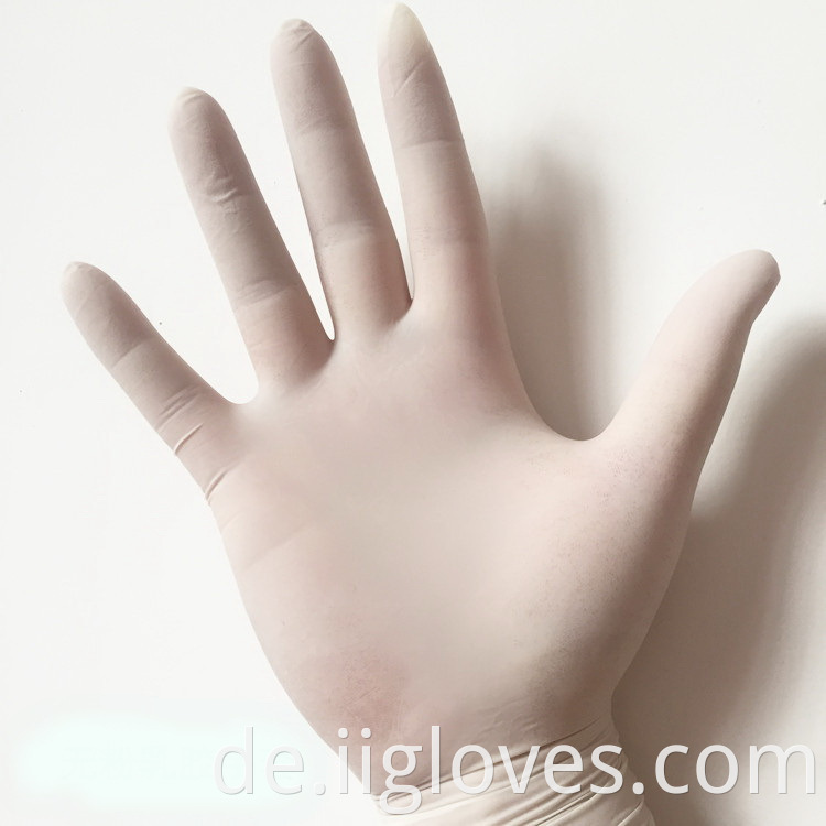 Power Free Latex Handschuhe Lieferantenbox Hand Latexhandschuhe antimikrobielle Handschuhe